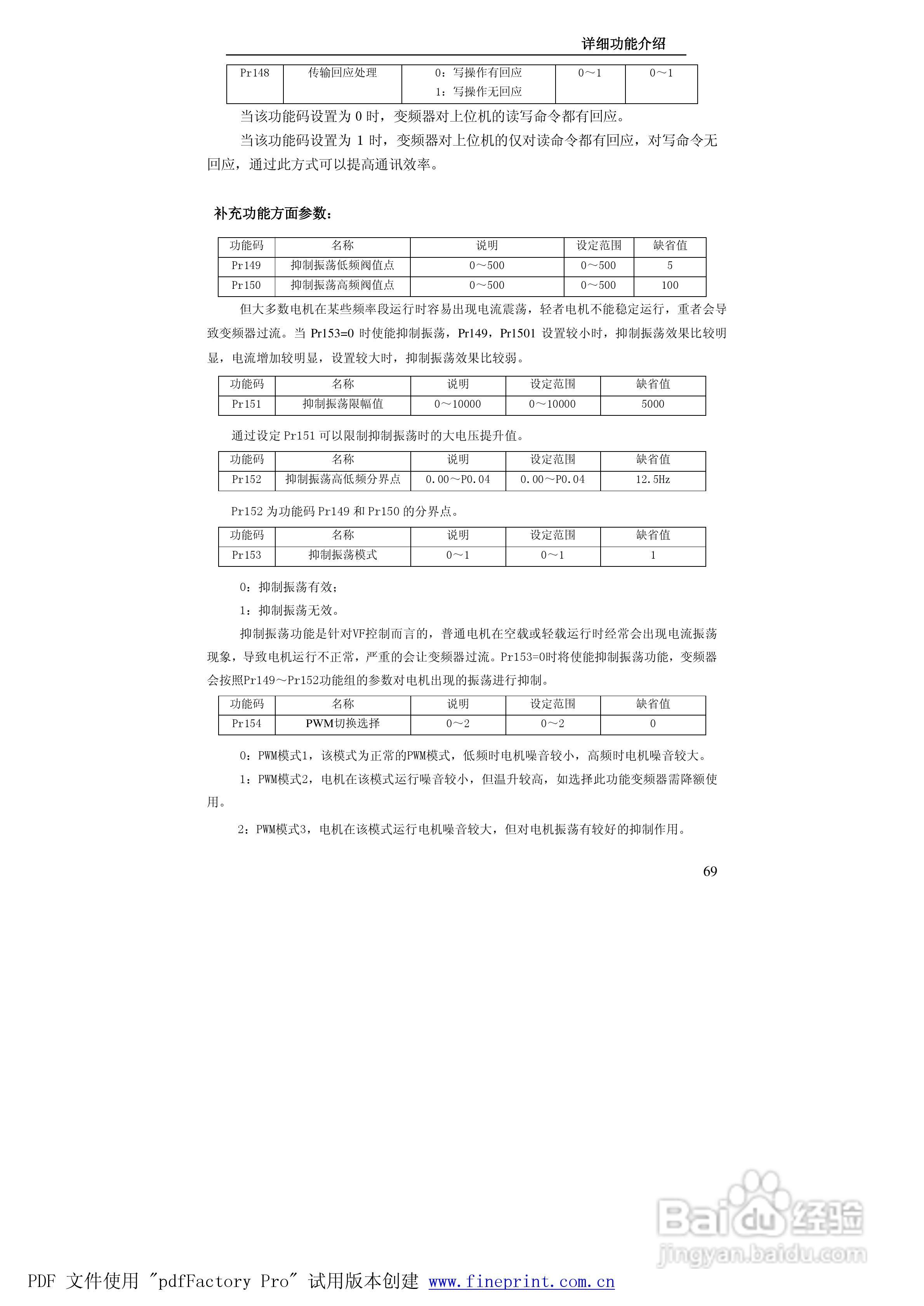 贝士德FA180-400T4变频器使用说明书:[8]