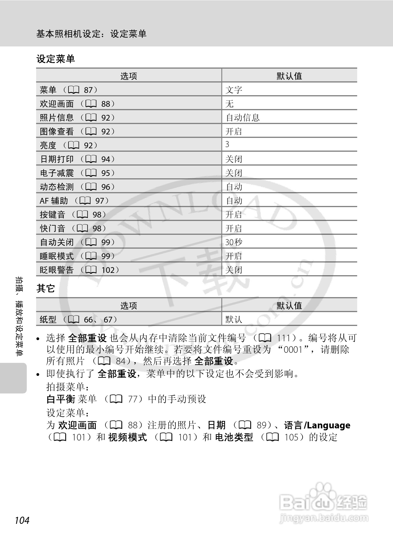 尼康L21L22数码相机说明书:[12]