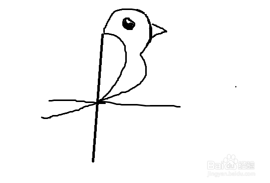 小鸟简笔画怎么画。