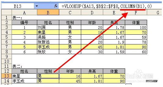 Excel函数之VLOOKUP函数的应用