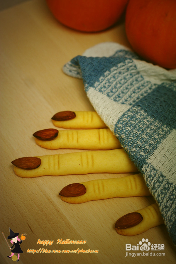 万圣节人气点心：女巫手指饼