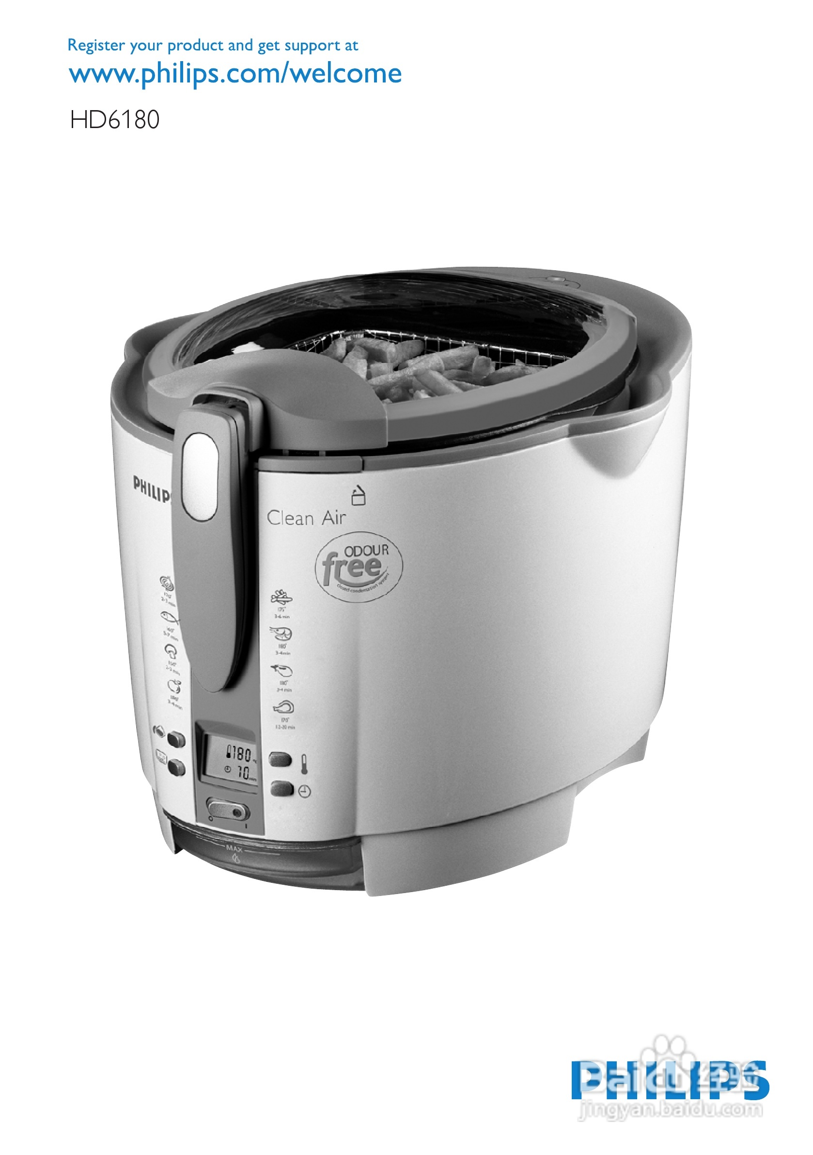 philips HD6180电炸锅说明书:[1]