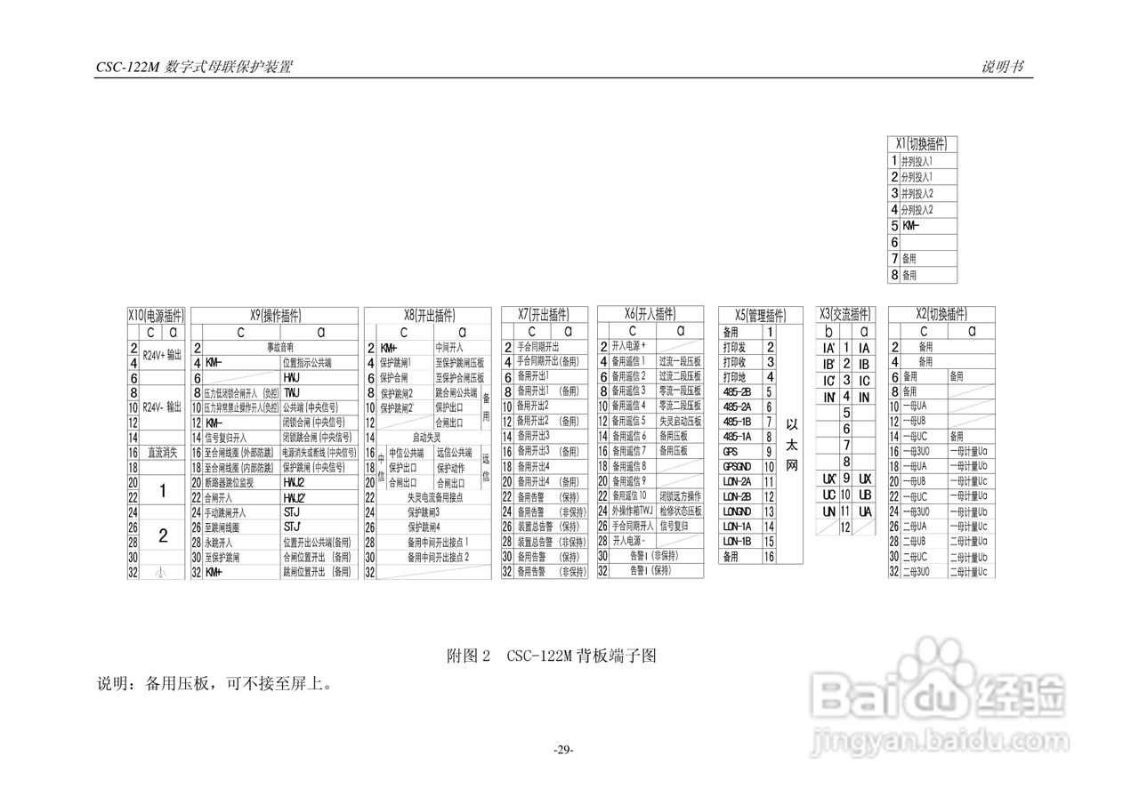 四方CSC-122M数字式母联保护装置说明书:[4]