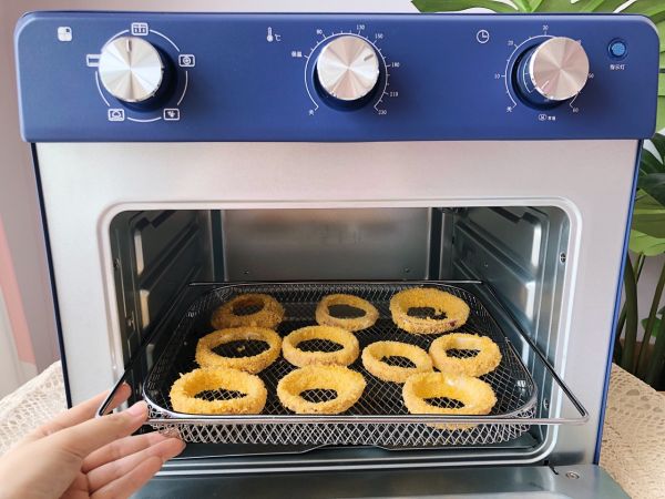 零食物语丨无油低脂香酥洋葱圈