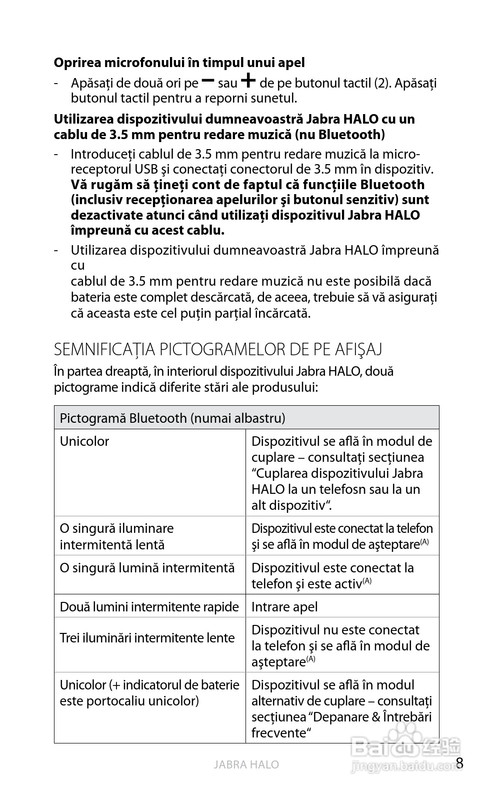 Jabra BT650s蓝牙耳机使用手冊:[38]