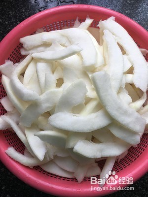 凉拌柚子皮家常做法