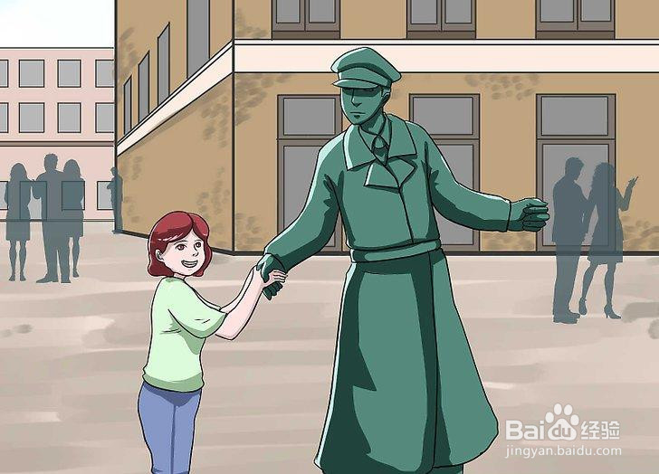 如何扮演一个真人雕塑