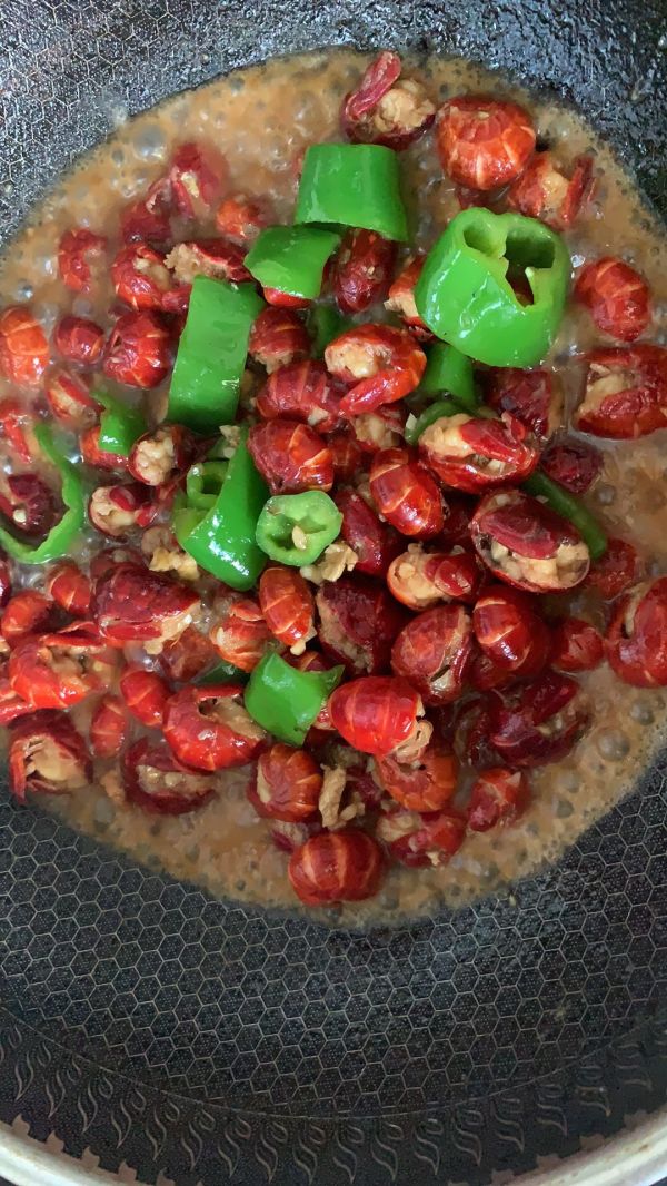 蒜泥青椒龙虾尾