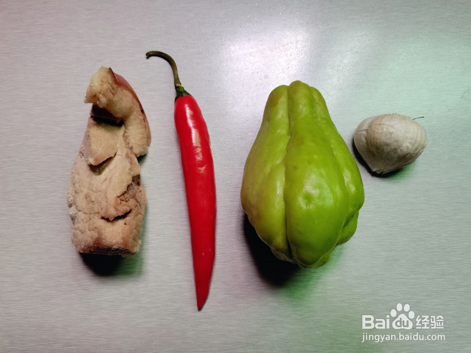 佛手瓜炒肉片