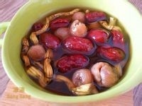 冬季茶饮品菋时光石斛红枣桂圆肉糖水做法