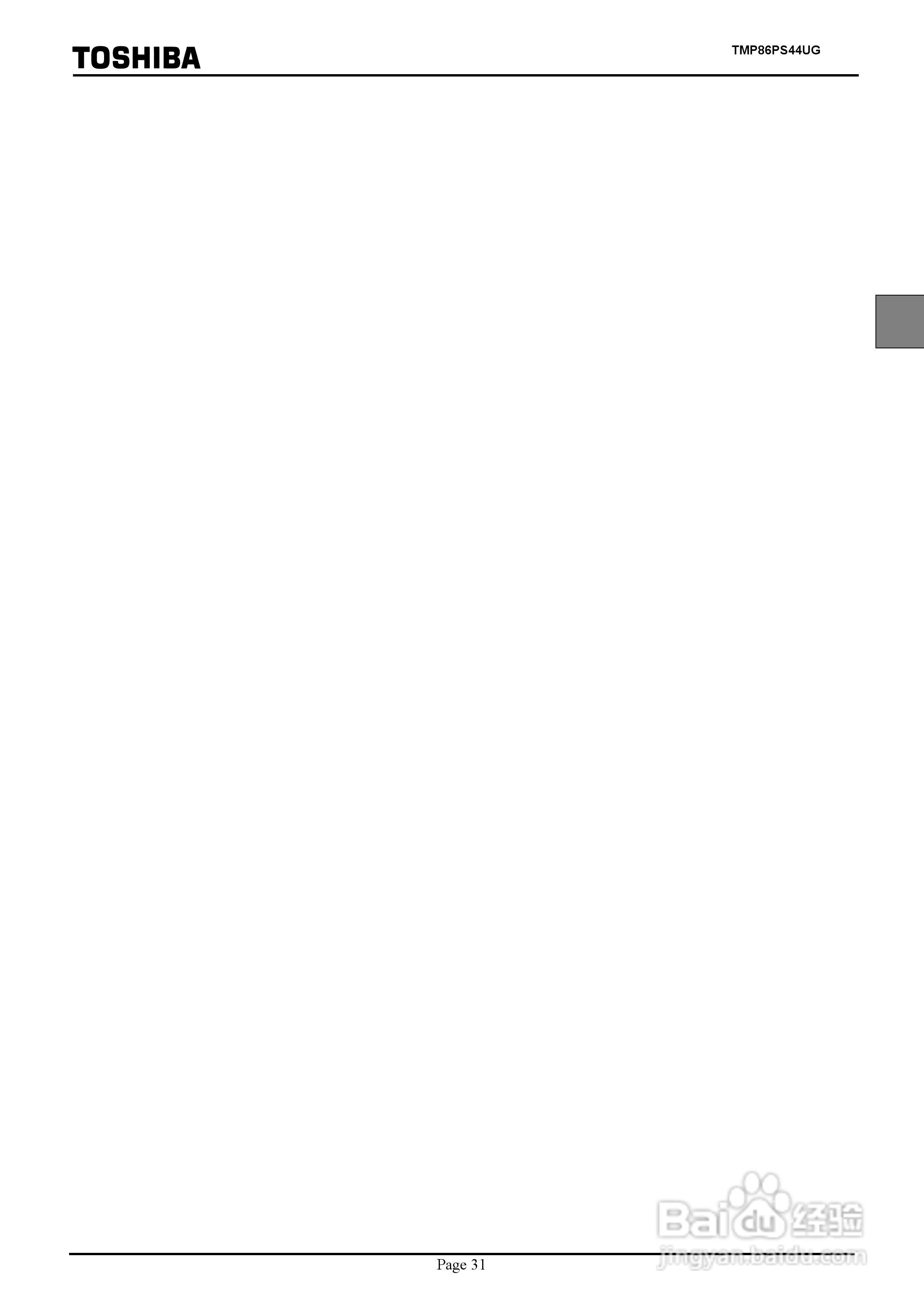 TOSHIBA TMP86PS44UG微处理器说明书:[5]