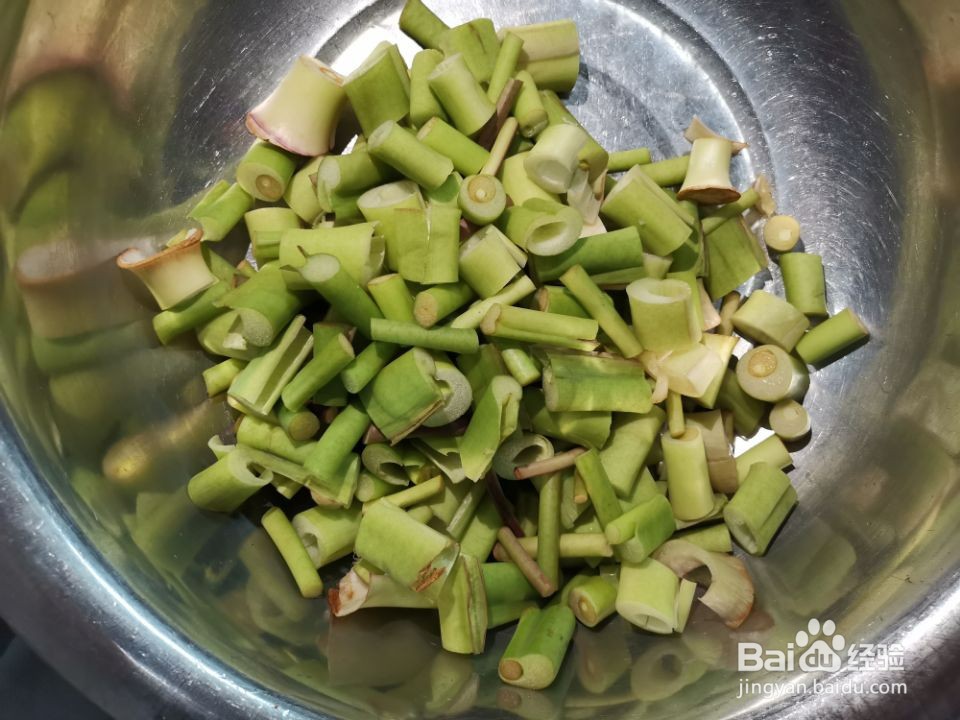 简单快捷腌酸芋荷