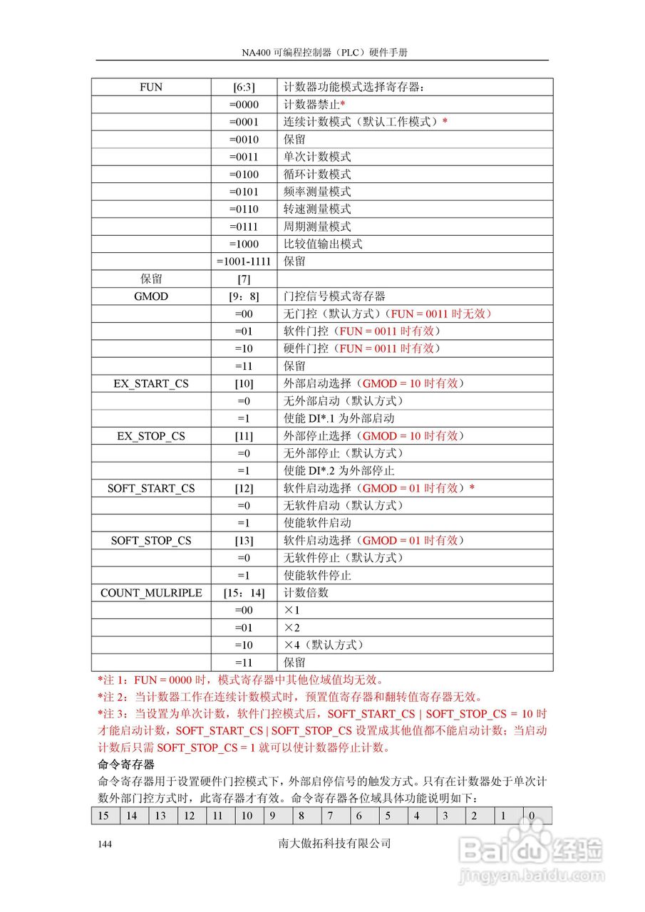 傲拓NA400可编程控制器硬件手册V1.8:[15]