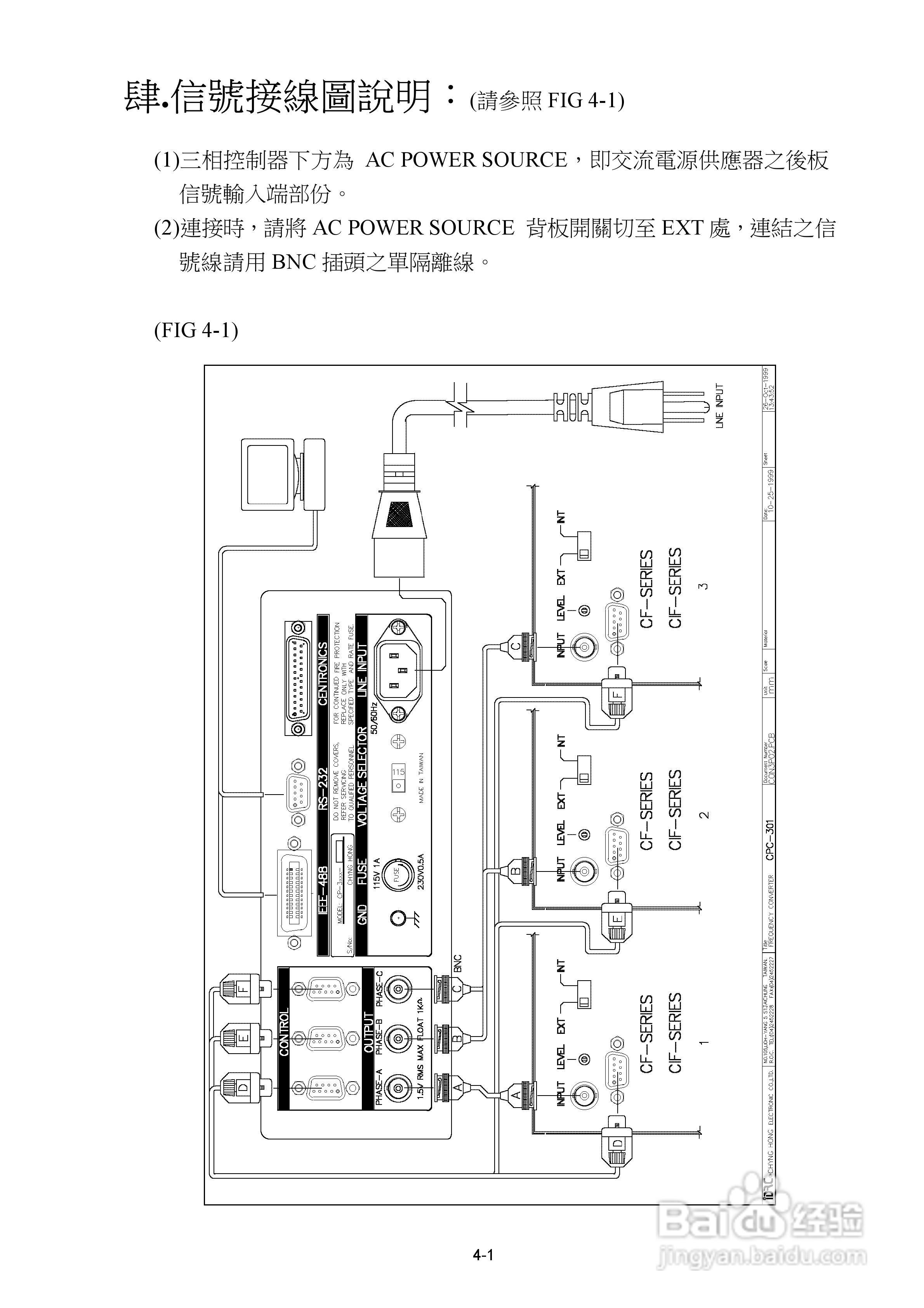 CF系列附GPIB、RS232 三相控制器操作手册:[1]
