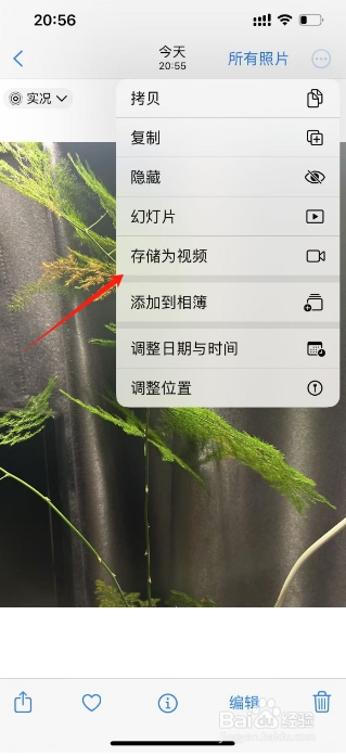 实况图片如何存储为视频
