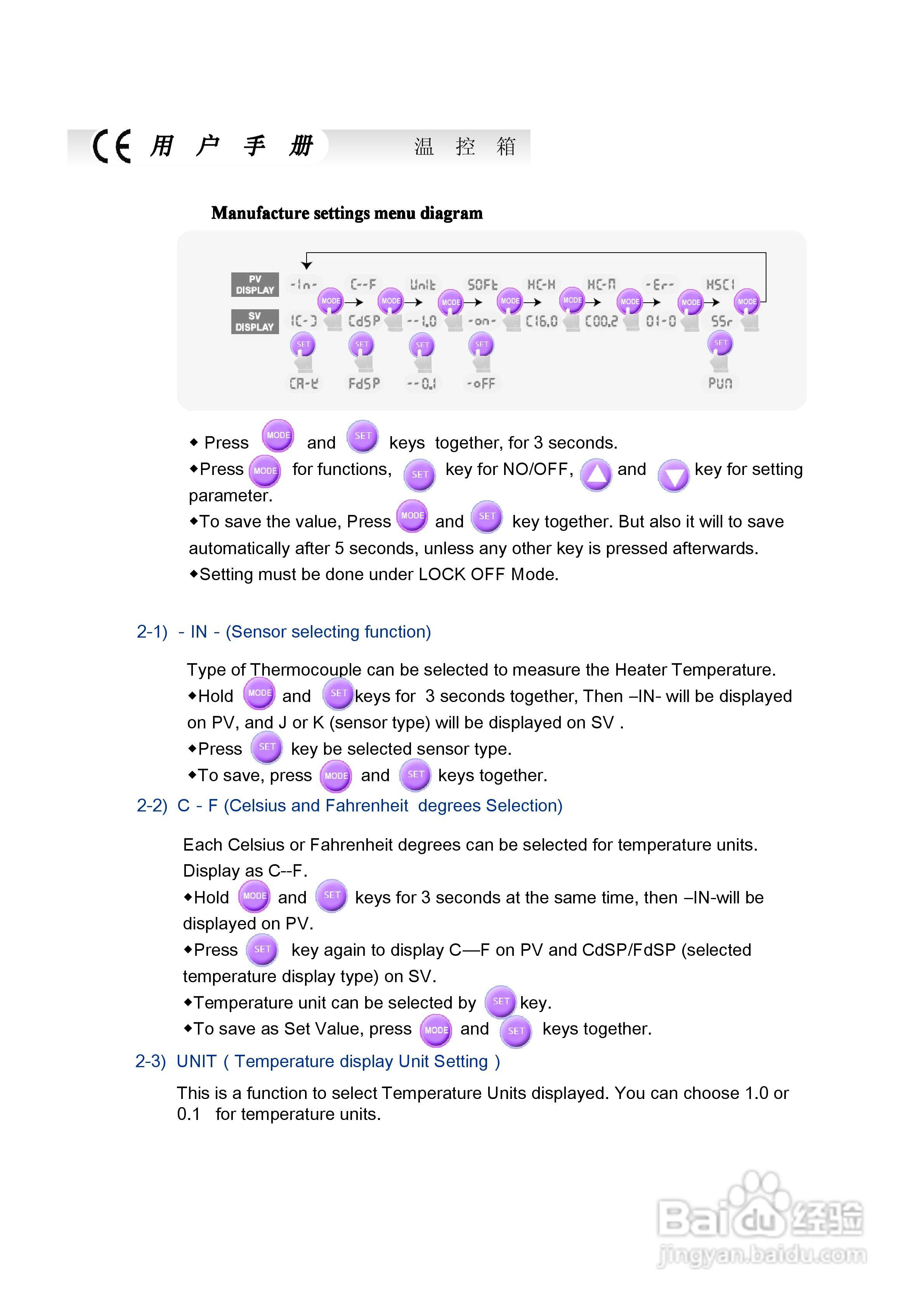 Temperature controller ACR &ndash; 201系列温控器用:[3]