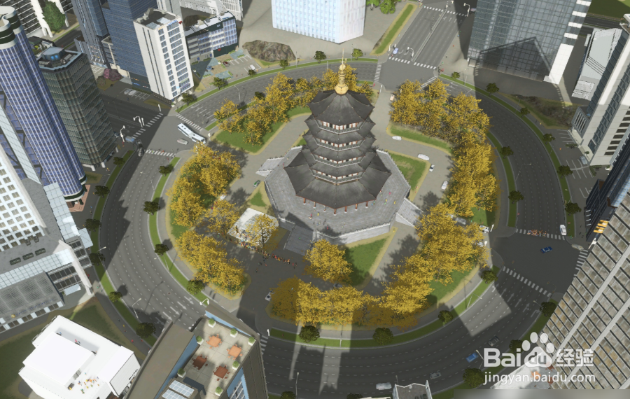 都市天际线怎么建人行天桥