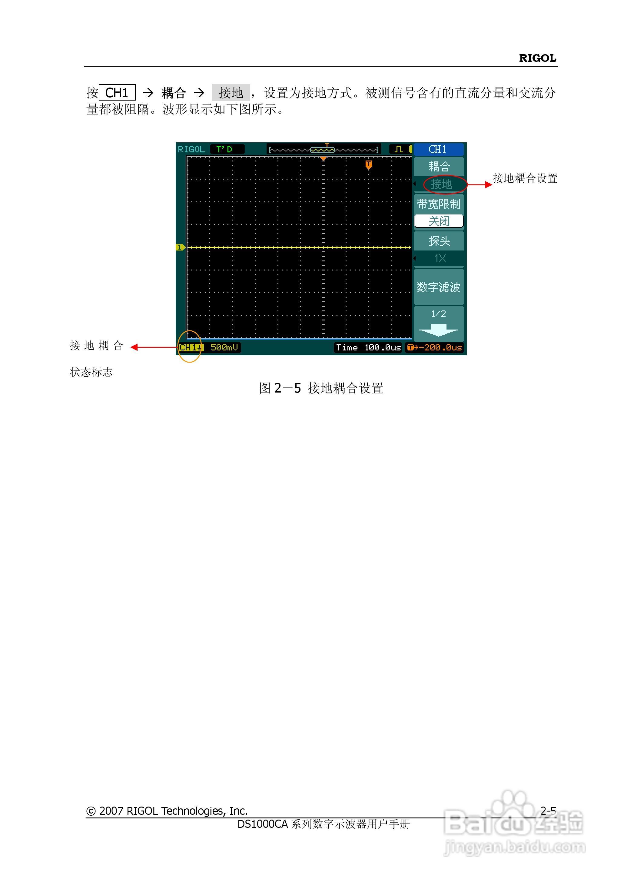 DS1062CA数字示波器使用说明书:[4]
