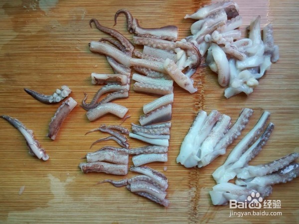 教你做韭菜苔炒鱿鱼