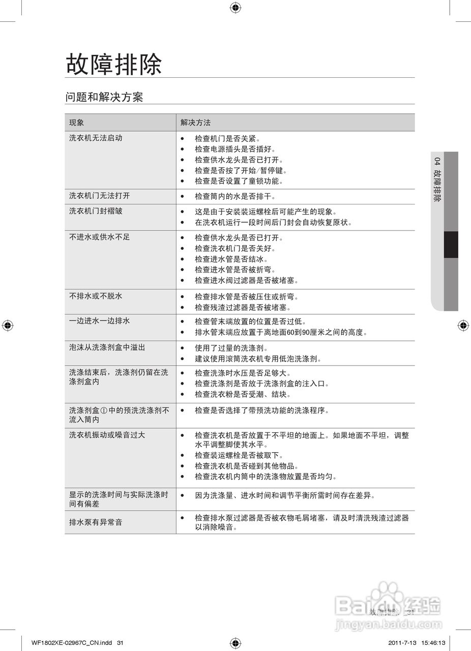 三星XQG80-1802XEU洗衣机使用说明书:[4]