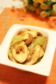 虾米炒鸡腿菇做法