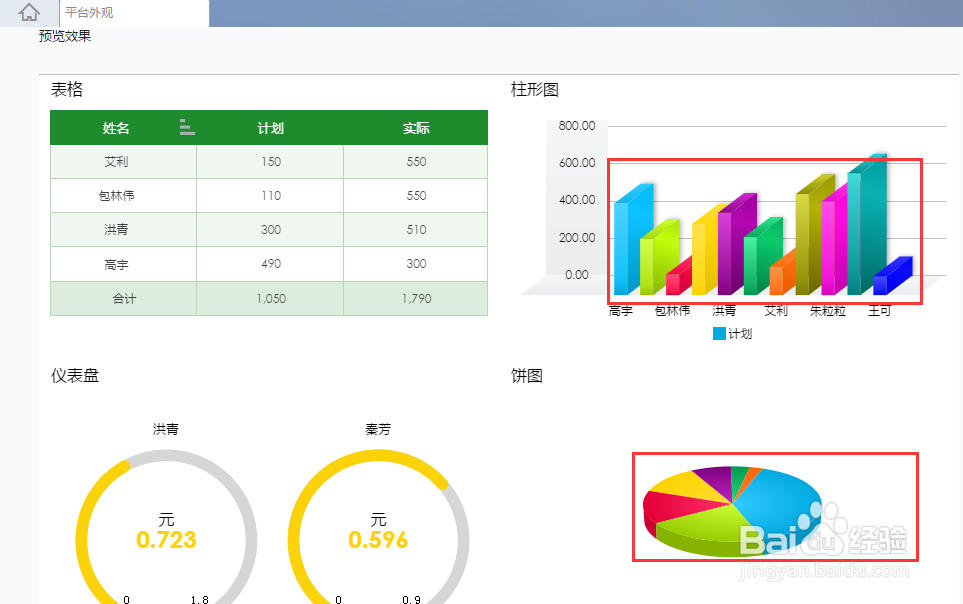 商业智能平台FineBI的界面风格设定