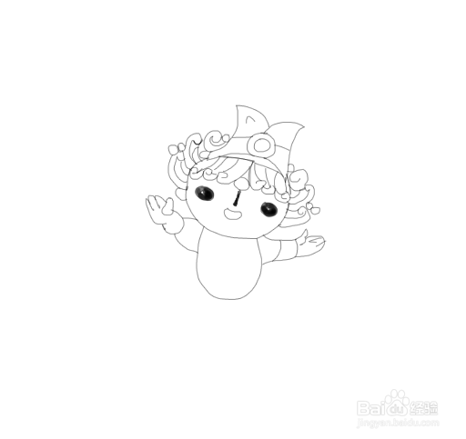 福娃怎么画，怎么画福娃