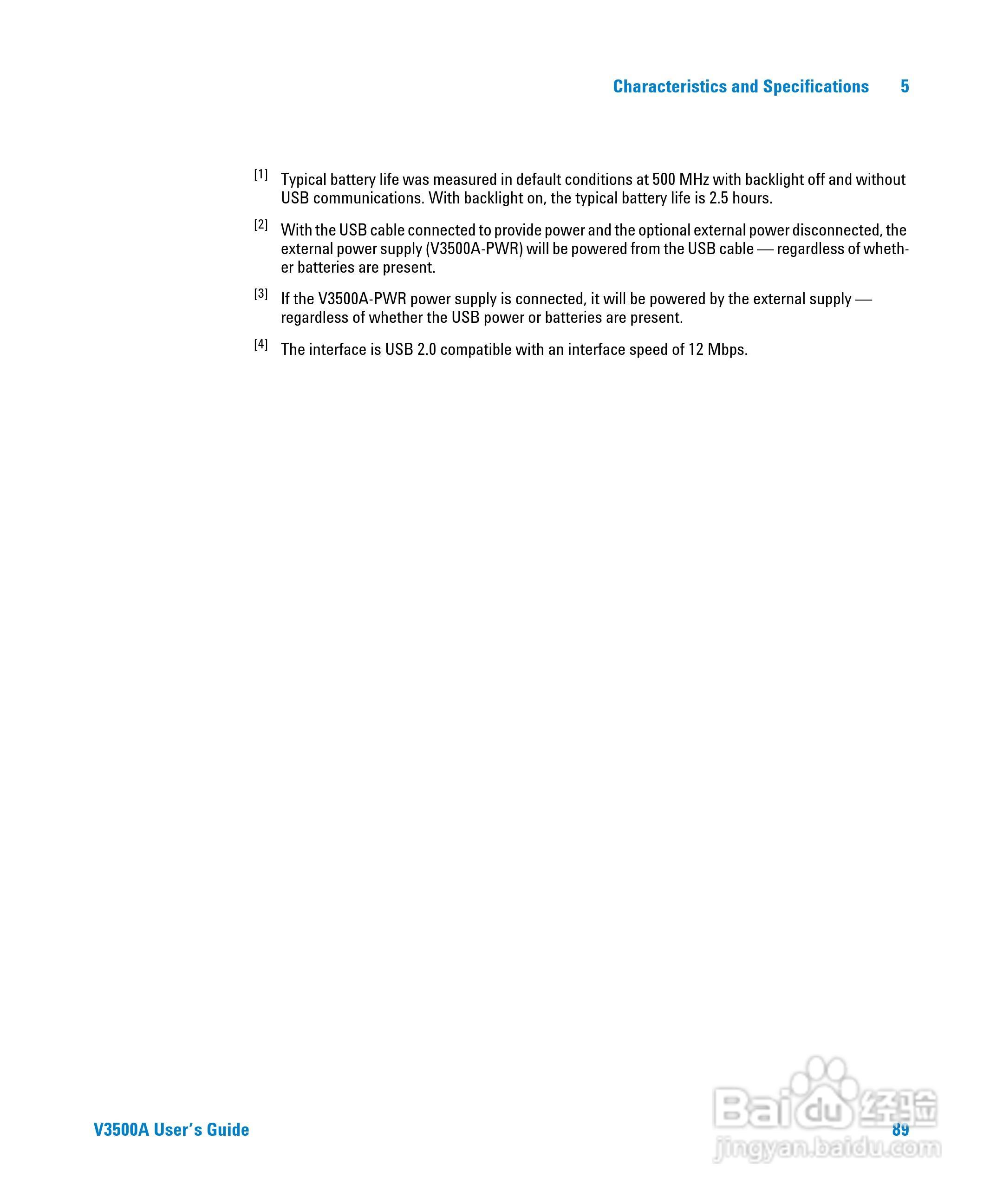 V3500A功率表使用手册:[11]