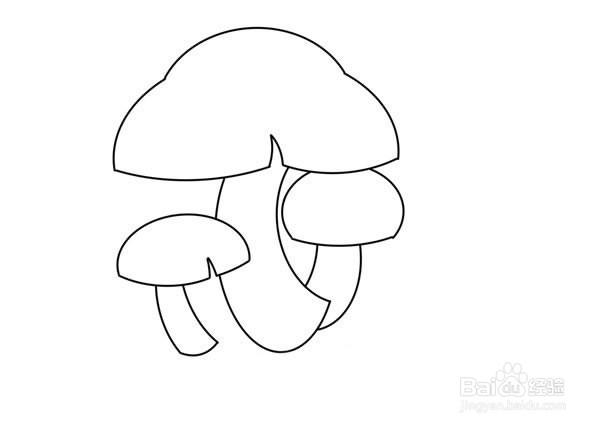 蘑菇的简笔画