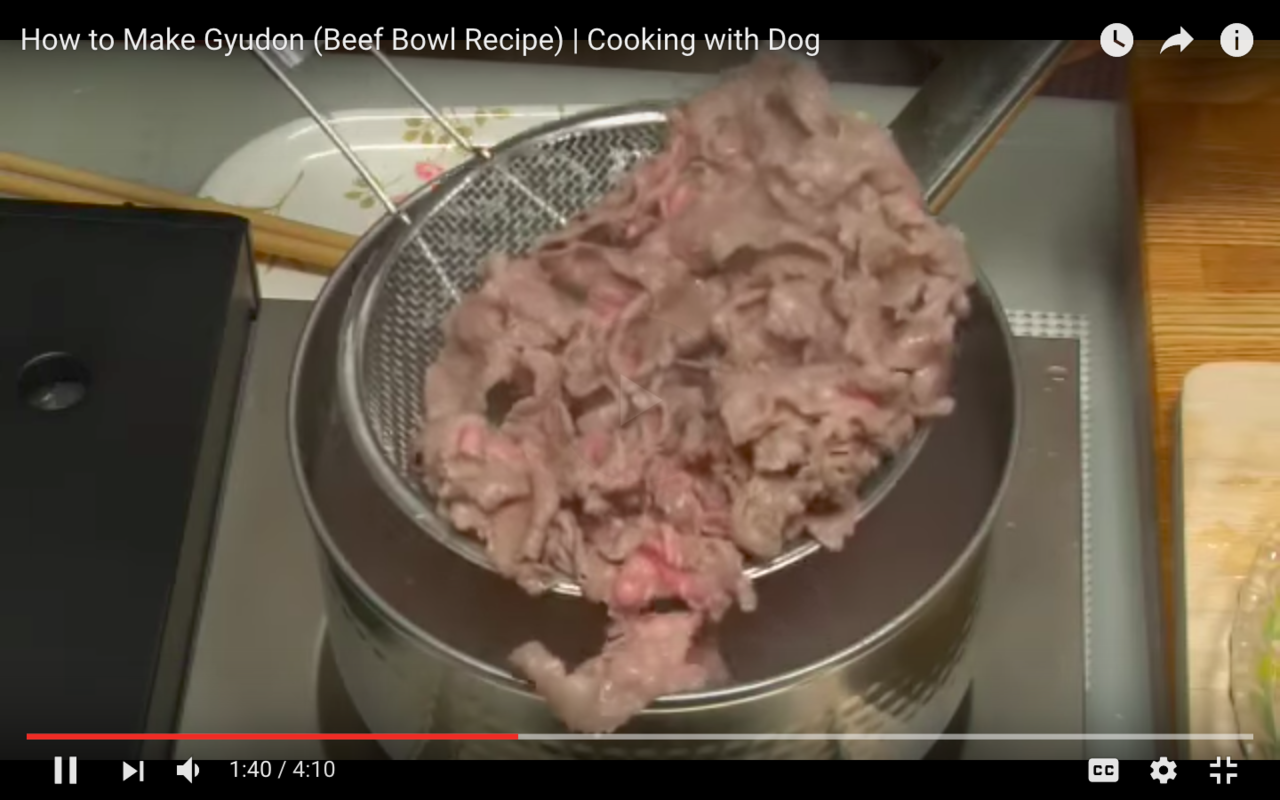 轻轻松松就可以学会的牛肉盖饭