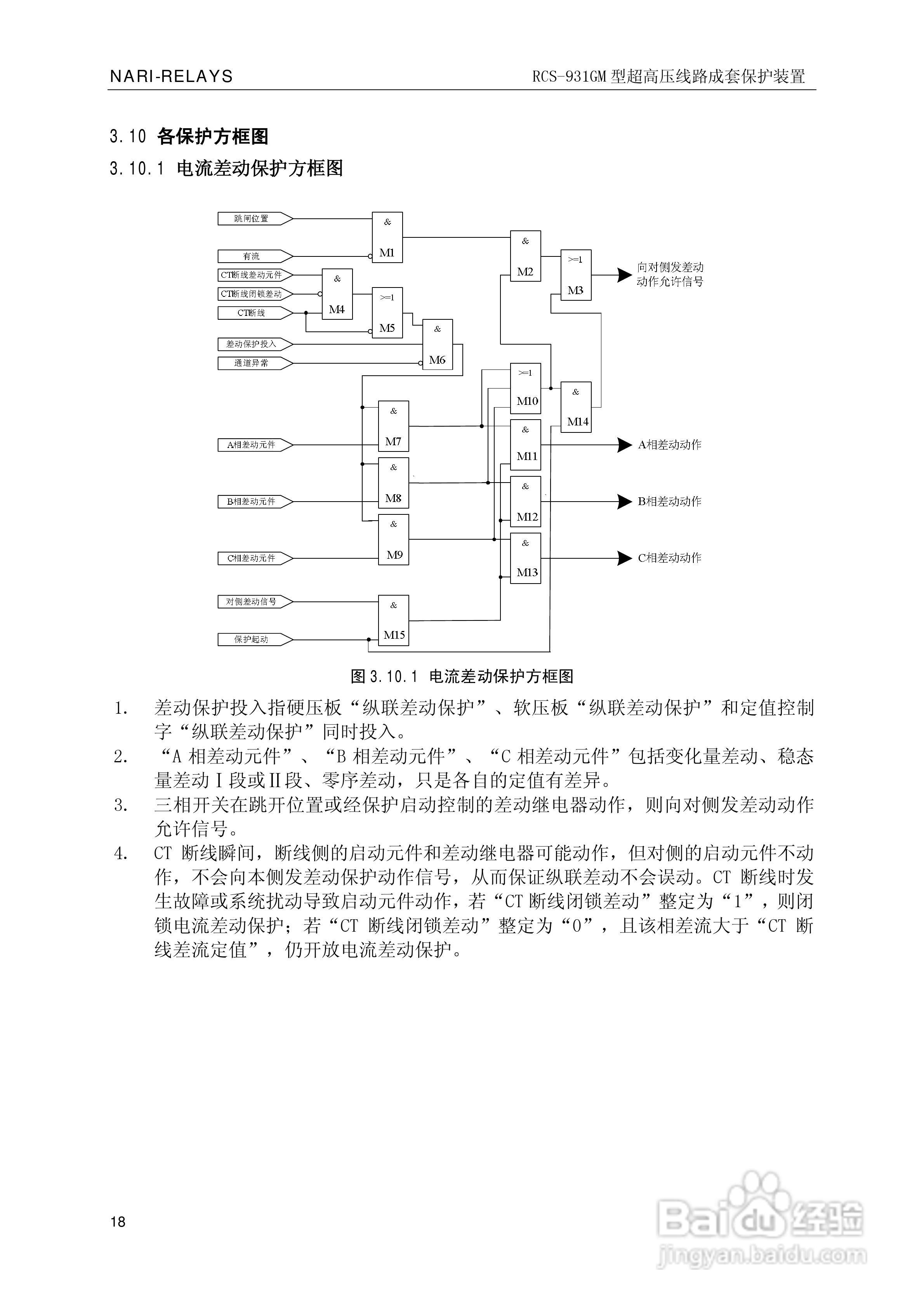 南瑞RCS-931GM型超高压线路电流差动保护装置使用说明:[3]