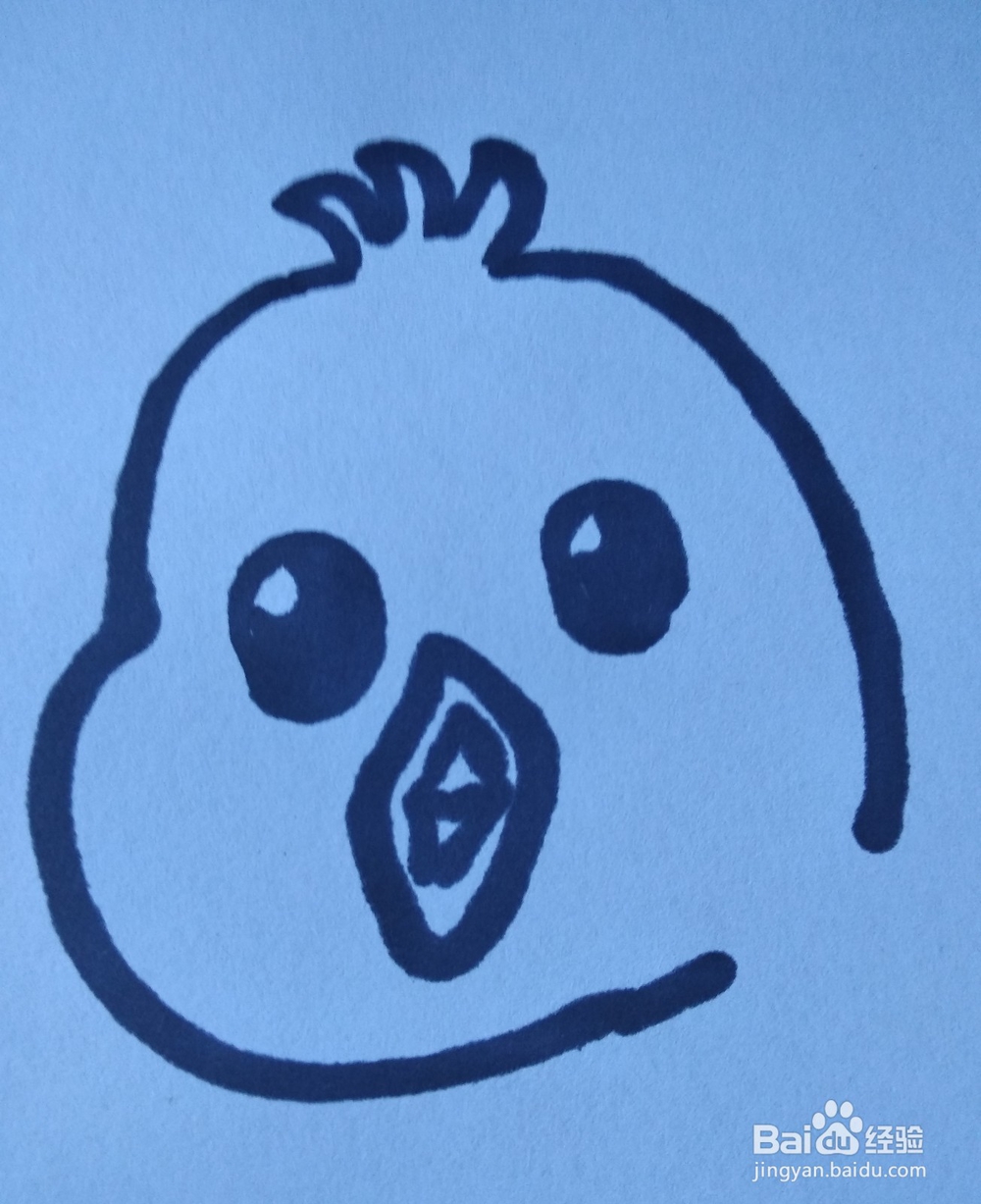 动物简笔画之小鸟简笔画