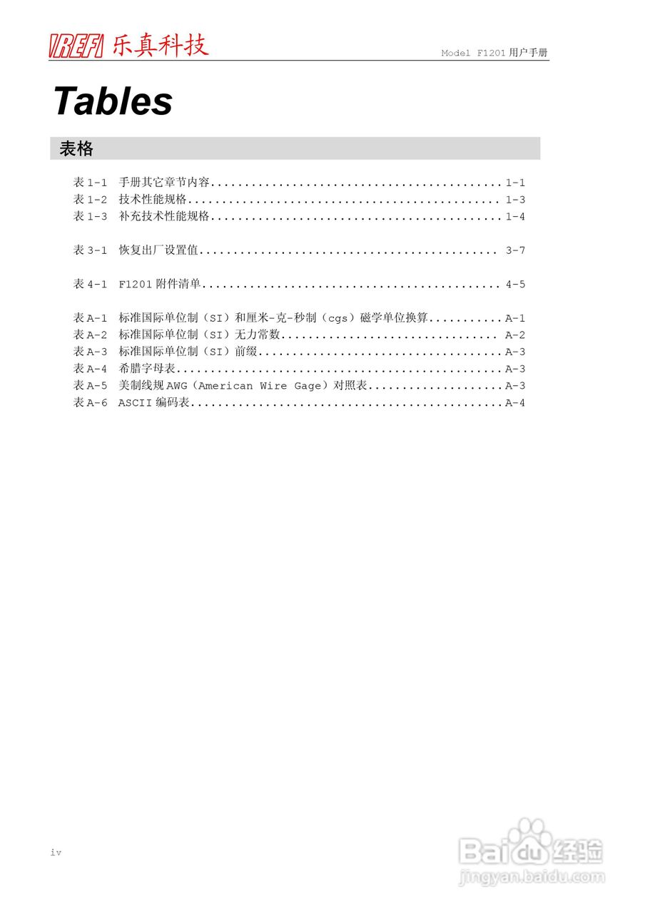 乐真科技程控高斯/特斯拉计 F1201 用户手册:[1]