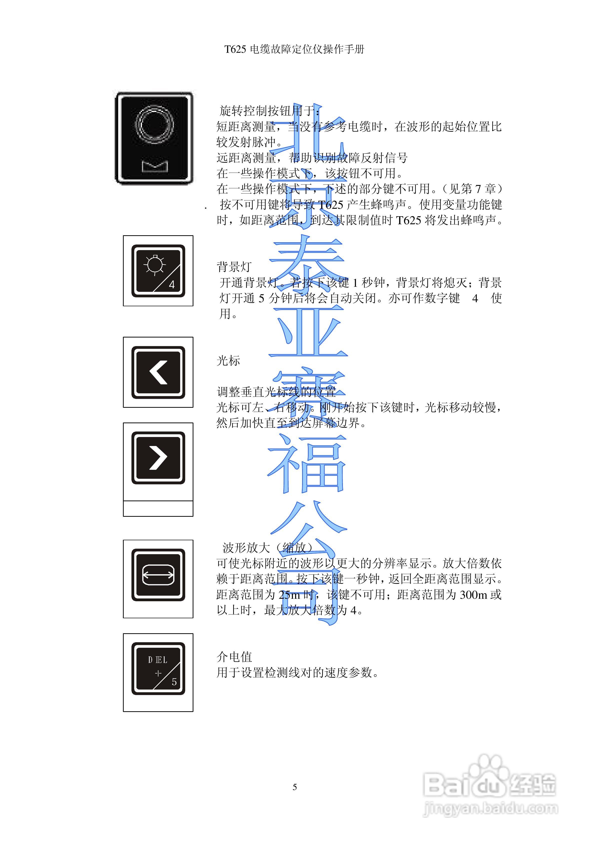 T625电缆故障定位仪操作手册:[1]
