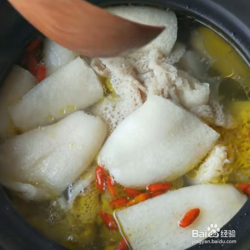 中餐厅同款竹荪鸡汤教程