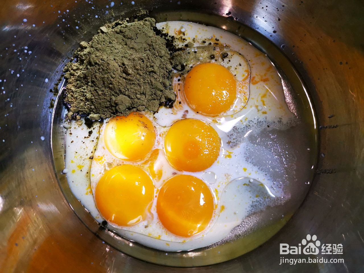 抹茶戚风的做法