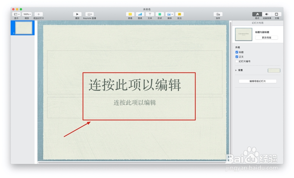 如何使用keynote的拉绒画布主题