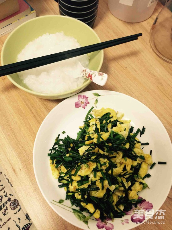 韭菜花炒鸡蛋！（初学者和懒人的福利！）