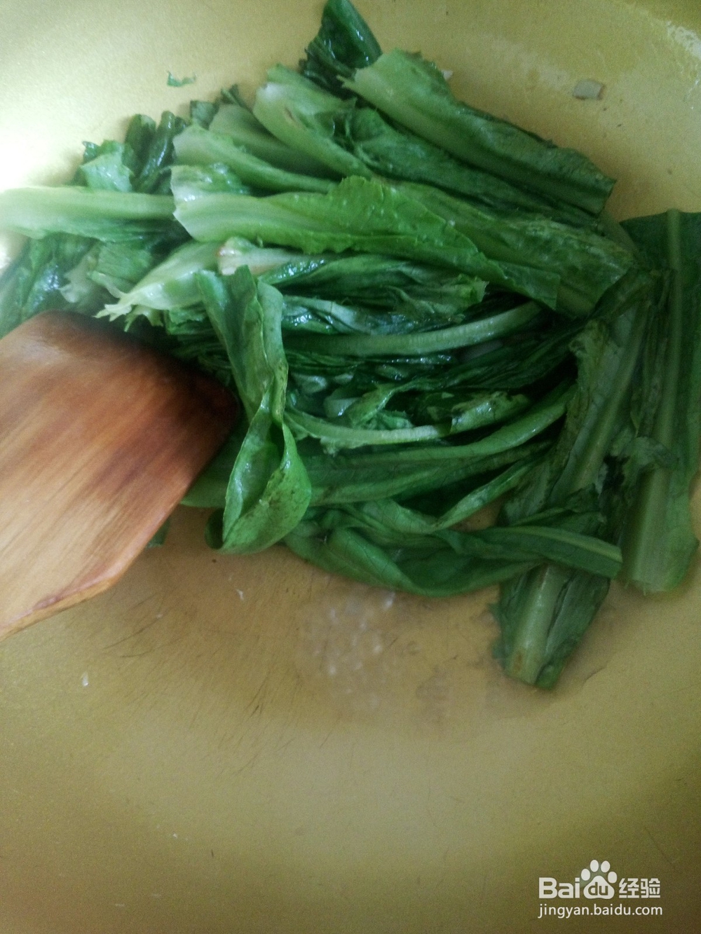 大蒜炒油麦菜