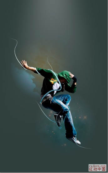 Photoshop打造绚丽的潮流舞者