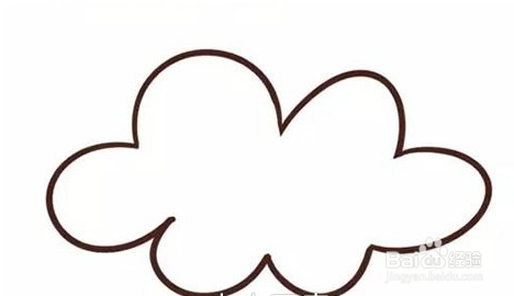 简笔画---打雷下雨的简笔画教程