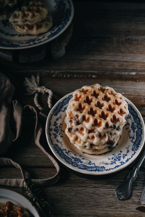 巧克力夹心华夫饼