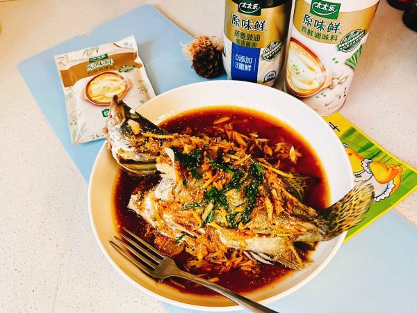 夏日鲜汁大蒜粉桂鱼