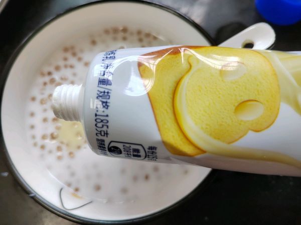 红豆芒果西米露