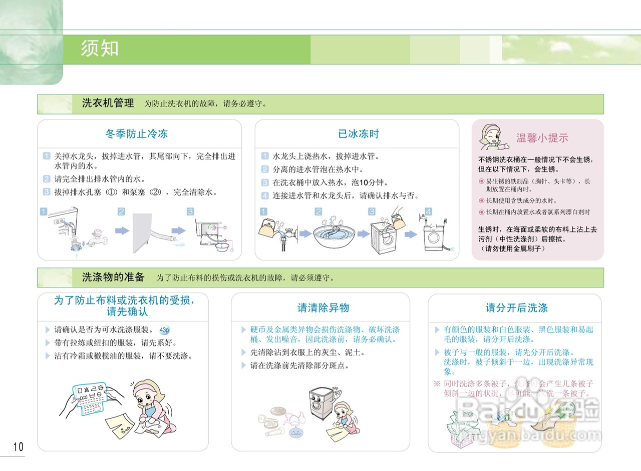 LG WD-1247ERD洗衣机使用说明书:[2]