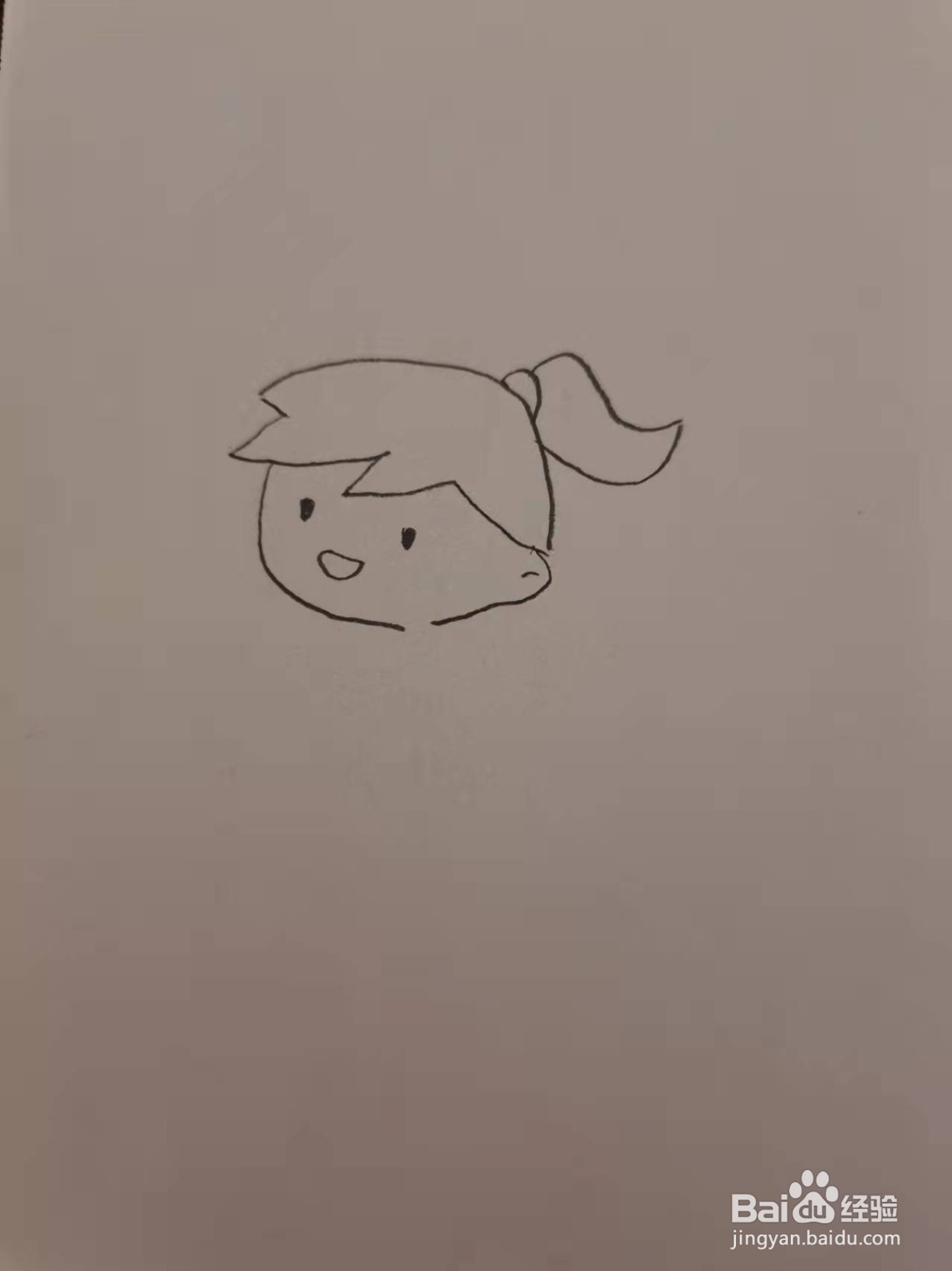 打网球的小女孩怎么画