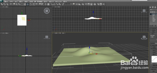 3dmax如何制作简易地形