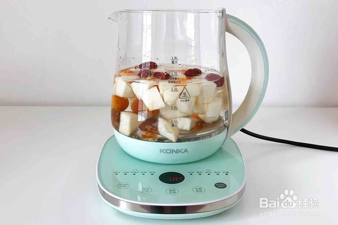 冰糖雪梨金桔饮