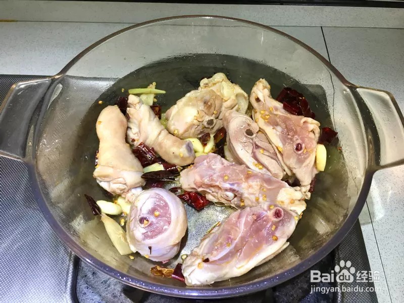 怎样做家常菜系列之小鸡炖蘑菇