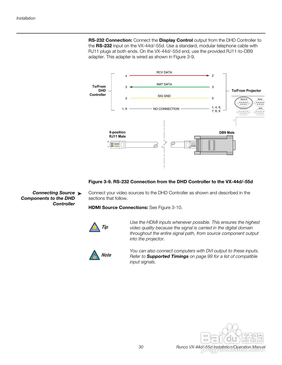 Runco VX-44d投影机使用说明书:[5]